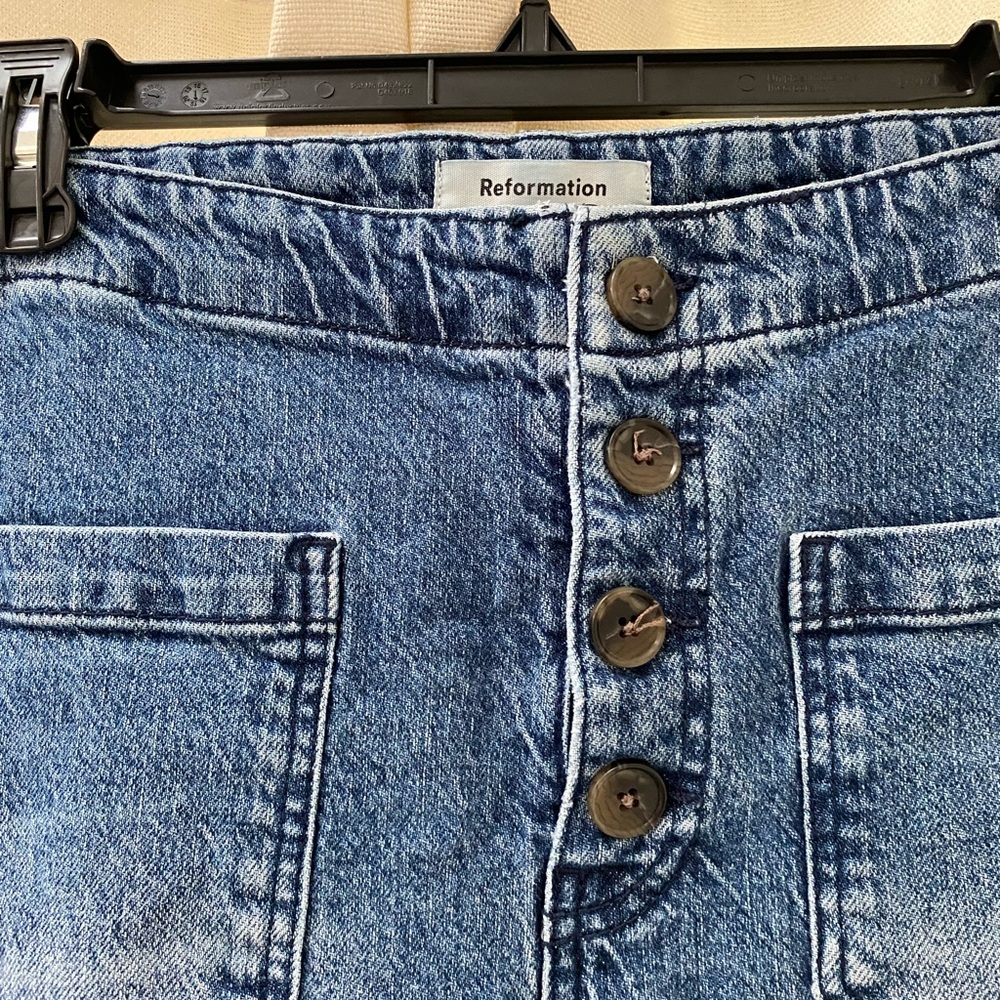 Reformation Blue High Rise Women Jeans - Picture 6 of 10